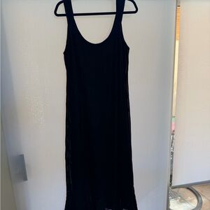 Chic Black Lace Maxi Dress